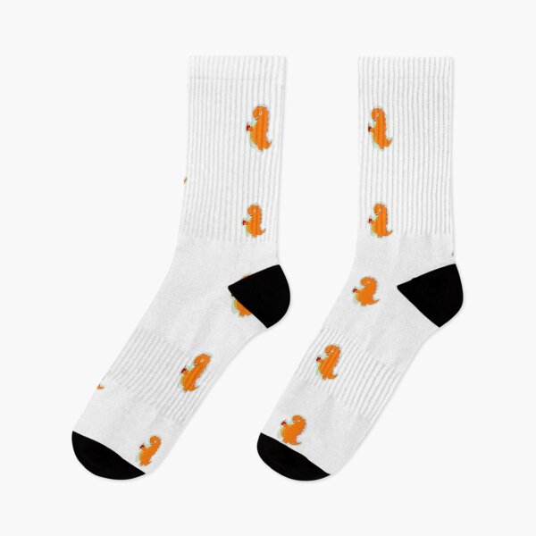Item preview, Dino Boba Cartoon Illustration Bright Orange designed and sold by papaipapai198.