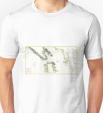 Vintage Map of The San Francisco Bay (1856) Unisex T-Shirt
