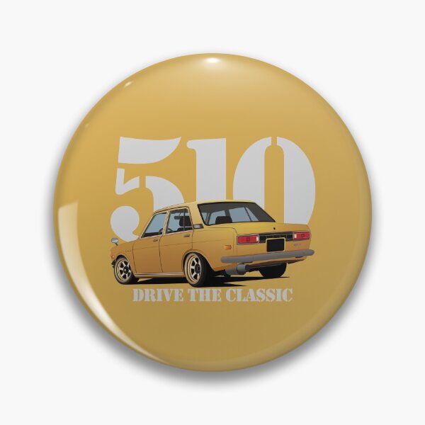 Artikelvorschau, Fahren Sie das klassische Auto - Datsun 510 (gelb) entworfen und verkauft von Ajie Negara.
