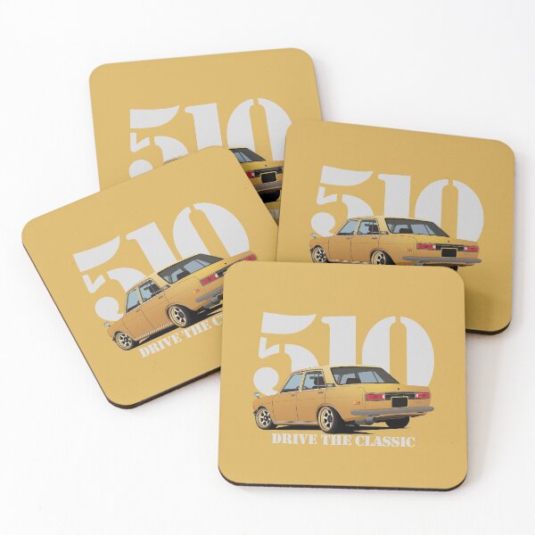 Item preview, Drive The Classic Car - Datsun 510 (Yellow) designed and sold by Ajie Negara.