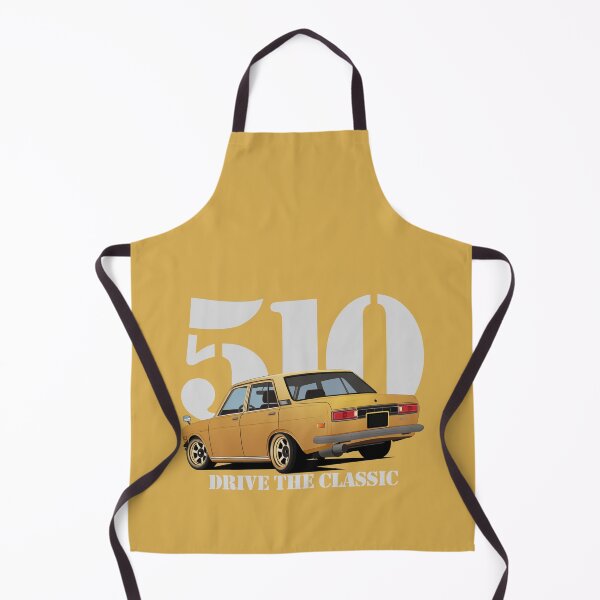 Artikelvorschau, Fahren Sie das klassische Auto - Datsun 510 (gelb) entworfen und verkauft von Ajie Negara.