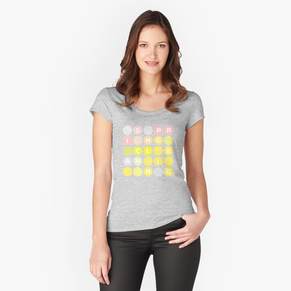 Item preview, Fitted Scoop T-Shirt designed and sold by SavvyCleaner.