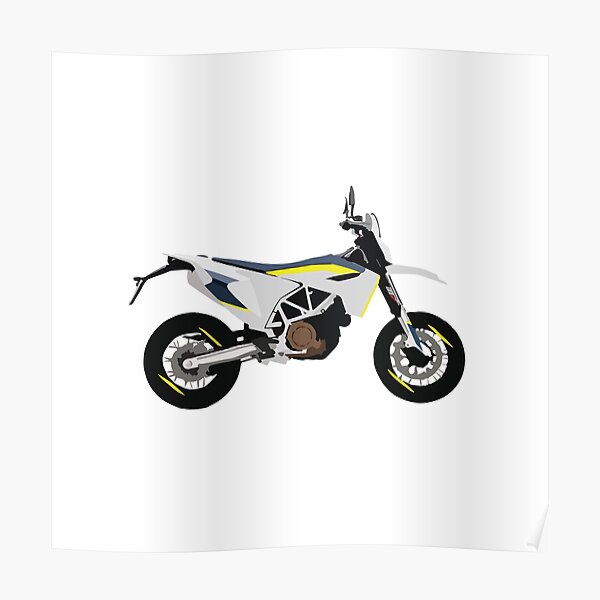Motorcycle Husqvarna Supermoto 701 Poster
