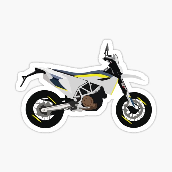 Stickers motard moto stylisé