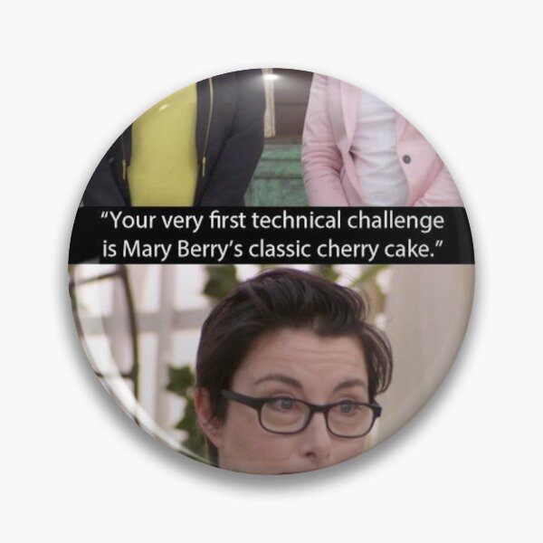Item preview, Funny cherry pop mary berry meme from great british bake off designed and sold by TheBritishShop.