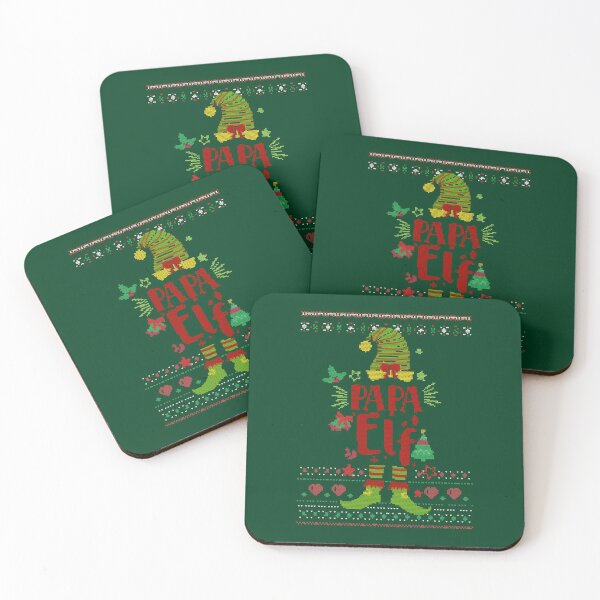 Item preview, PAPA ELF UGLY CHRISTMAS SWEATER KNITTED STYLE designed and sold by zenturtlemerch.