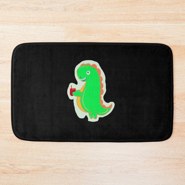 Item preview,  Dino Boba Cartoon Illustration Light Green designed and sold by papaipapai198.