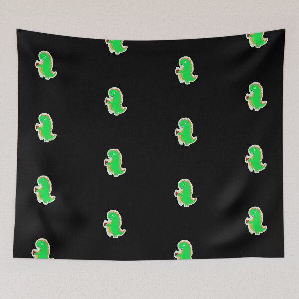 Item preview,  Dino Boba Cartoon Illustration Light Green designed and sold by papaipapai198.