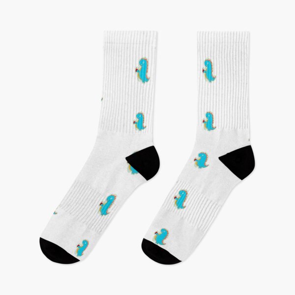 Item preview,  Dino Boba Cartoon Illustration Sky Blue designed and sold by papaipapai198.