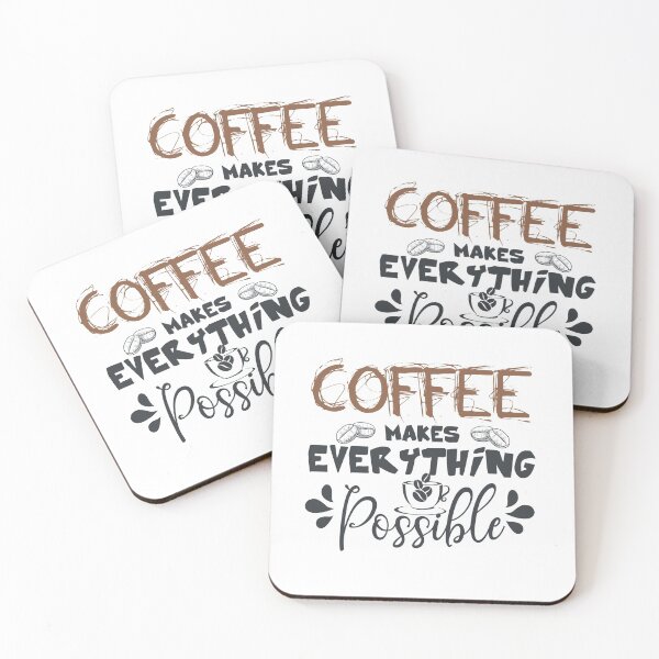 Item preview, Coffee Makes Everything Possible designed and sold by zeg-shop.
