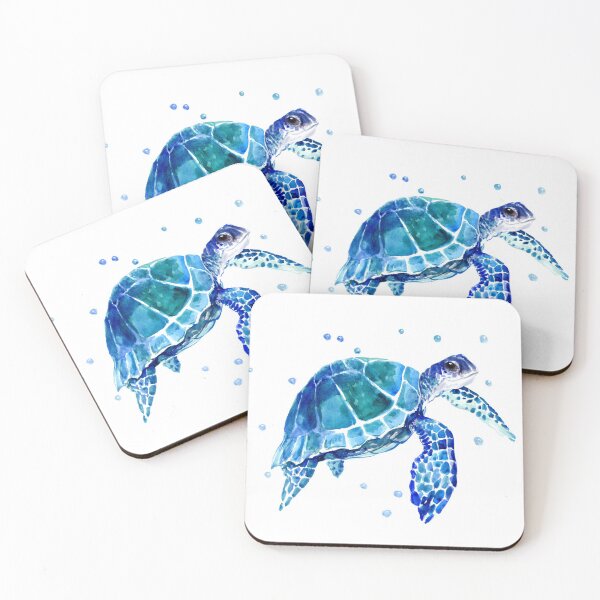 Item preview, Blue Sea Turtle designed and sold by surenart.