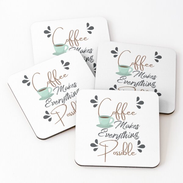 Item preview, Coffee Makes Everything Possible designed and sold by zeg-shop.