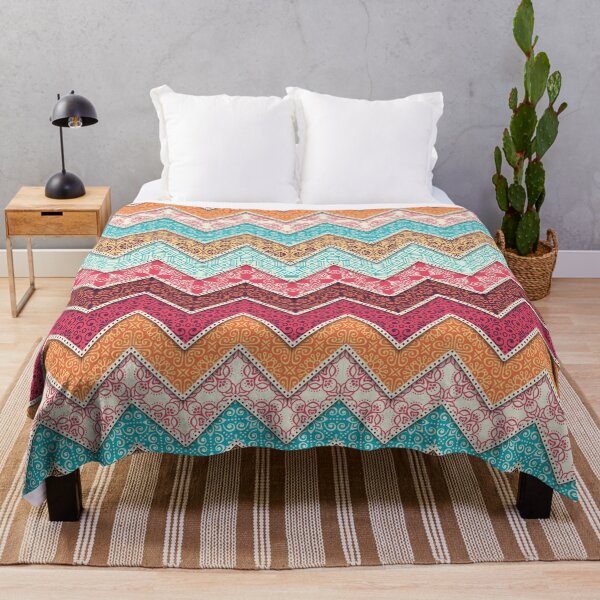 Item preview, Colorful Zig-zag Decor Pattern designed and sold by tridentfoundry.