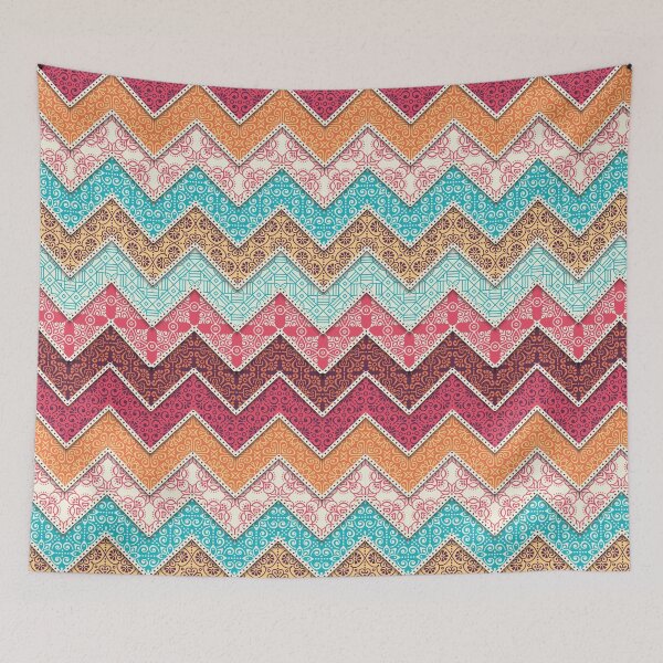 Item preview, Colorful Zig-zag Decor Pattern designed and sold by tridentfoundry.
