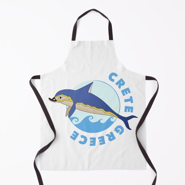 Item preview, Minoan Dolphin & Waves Crest (Knossos, Crete, Greece) designed and sold by Happy Puppy Print On Demand.