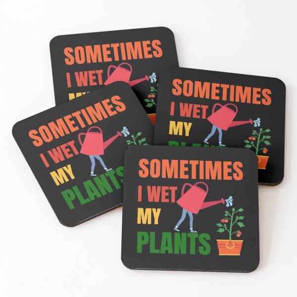 Item preview, Gardening Pun - Sometimes I Wet My Plants designed and sold by Peishan02.