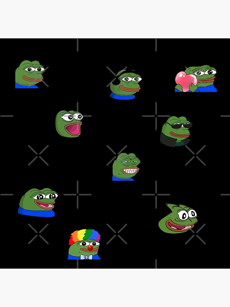 65 Pepega & Kermit Twitch Emotes Pack, Cute Frog Emotes, Pepe