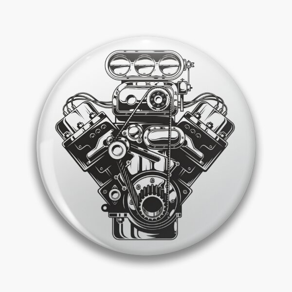Item preview, Car engine vintage automobile design merchandise designed and sold by Sovik Goswami.