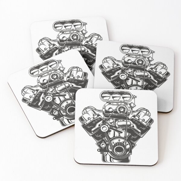 Item preview, Car engine vintage automobile design merchandise designed and sold by Sovik Goswami.
