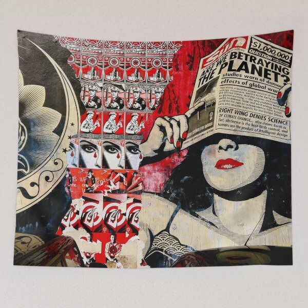 Item preview, Street art propaganda graffiti designed and sold by jwebmarket.