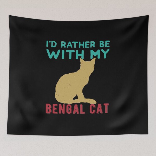 Item preview, Funny Bengal Cat designed and sold by artworkbyrihen.