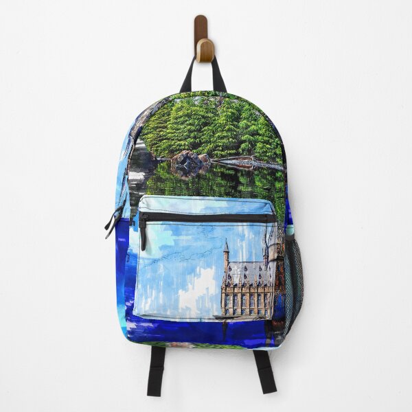 Item preview, Castle By The Lake Sketch. For Vintage Castle Lovers. designed and sold by ColortrixArt.