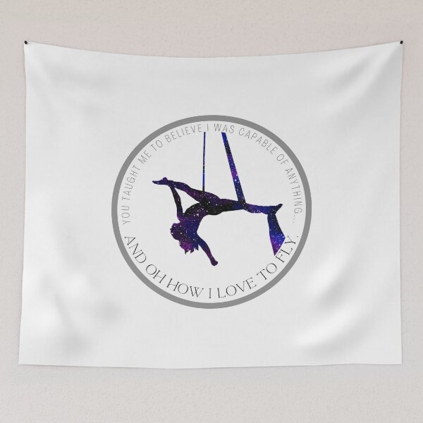 Item preview, You taught me to believe - Aerial Silks Galaxy Decal designed and sold by jshujules.