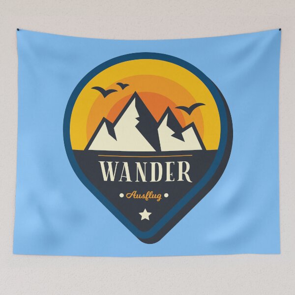 Item preview, Hiking excursion | German hiking designed and sold by Ainbowz-Artwork.