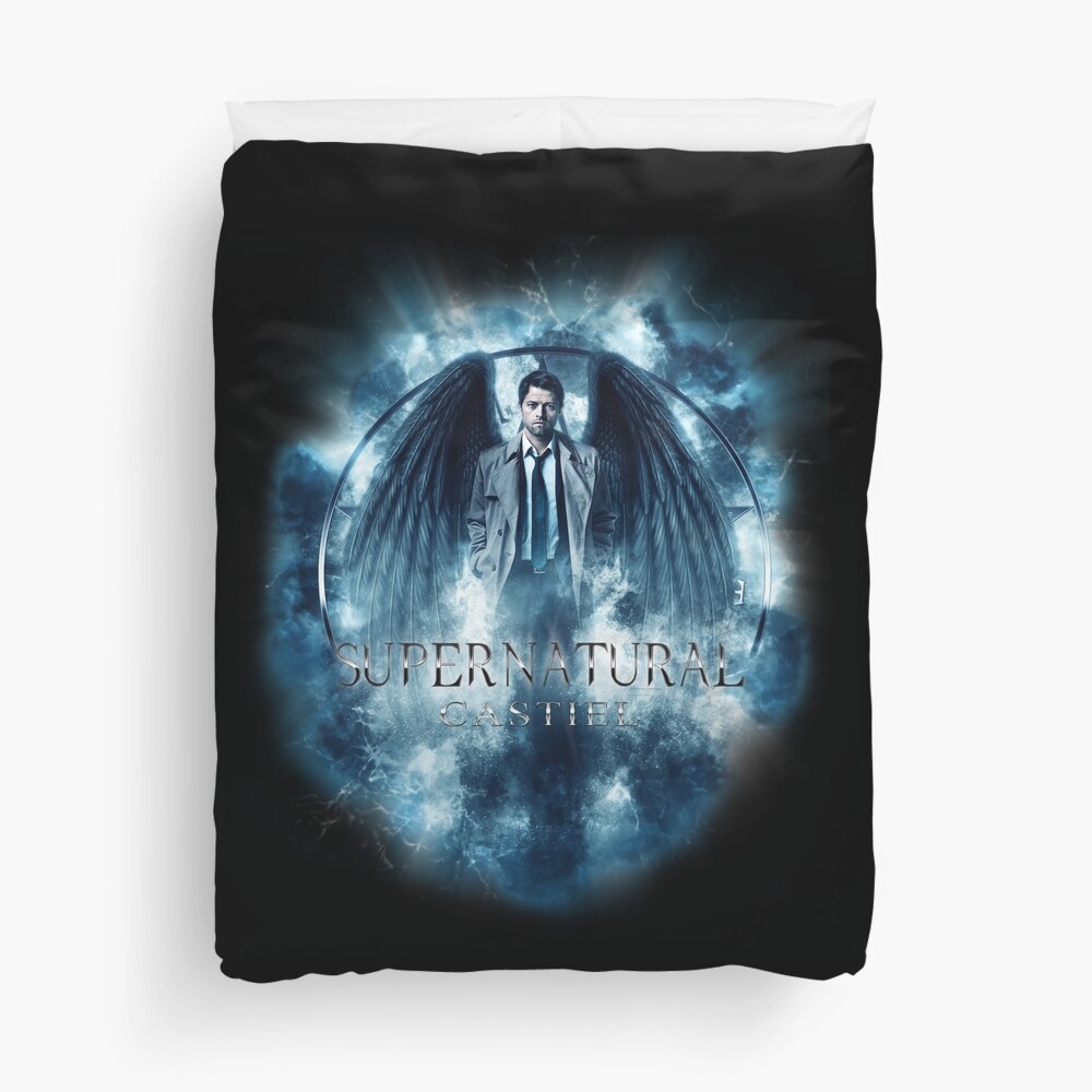 Supernatural Castiel Storm Duvet Cover