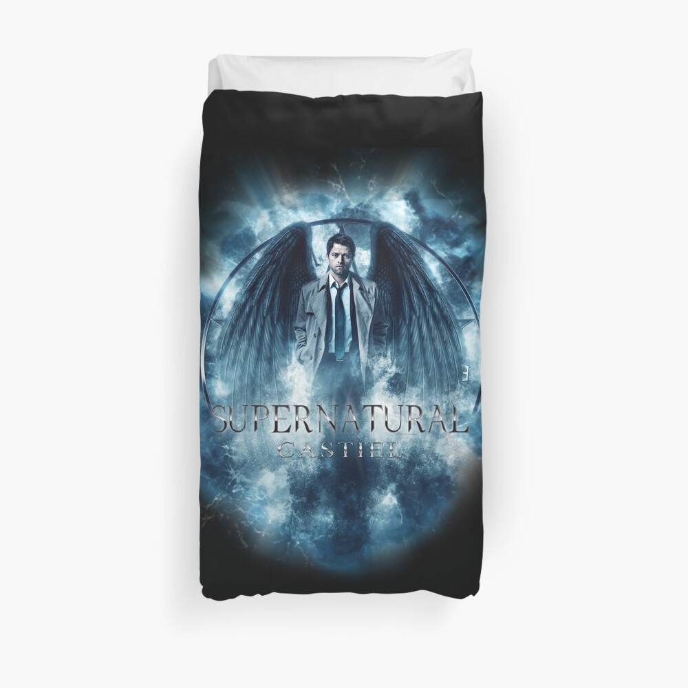 Supernatural Castiel Storm Duvet Cover