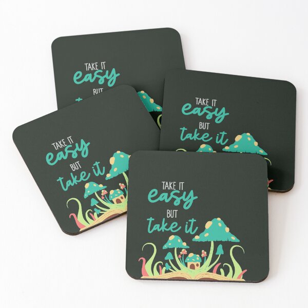 Item preview, Take it easy but take it Mushrooms designed and sold by PlantDemia.