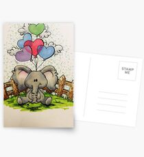 Elephant Party Postcards