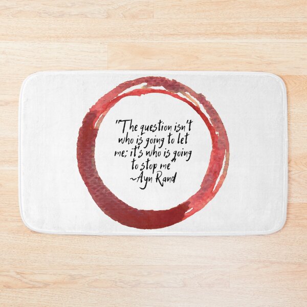 Item preview, "The question isn't who is going to let me; it's who is going to stop me" | Quote by Ayn Rand designed and sold by cattiktoks1718.