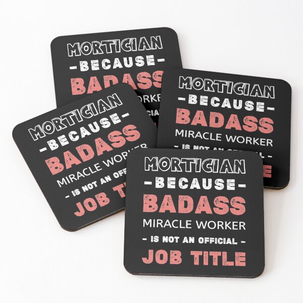Item preview, Mens Badass Job Title Funeral Director Mortician Gift,Funny undertaker gift,funeral workers designed and sold by Essakhi12.