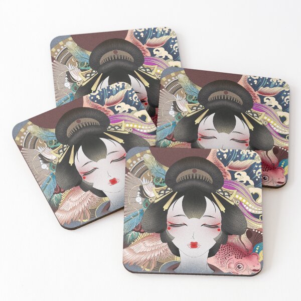 Item preview, Modern Geisha Illustration  designed and sold by mypalantir.