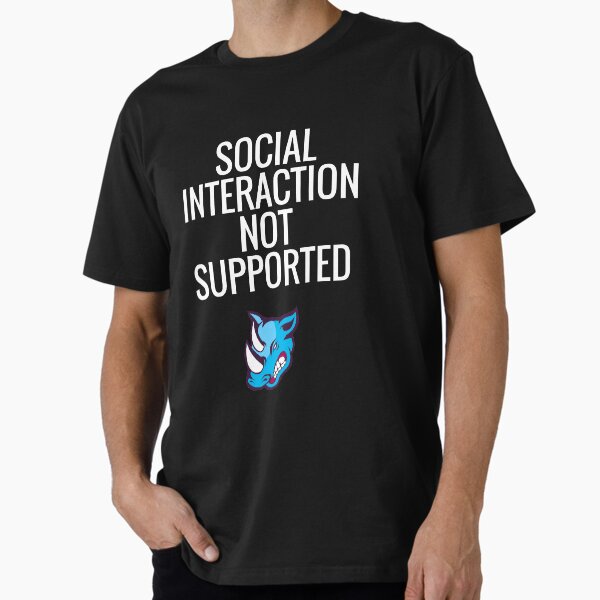 Item preview, Social Interaction Not Supported designed and sold by sketchypages.