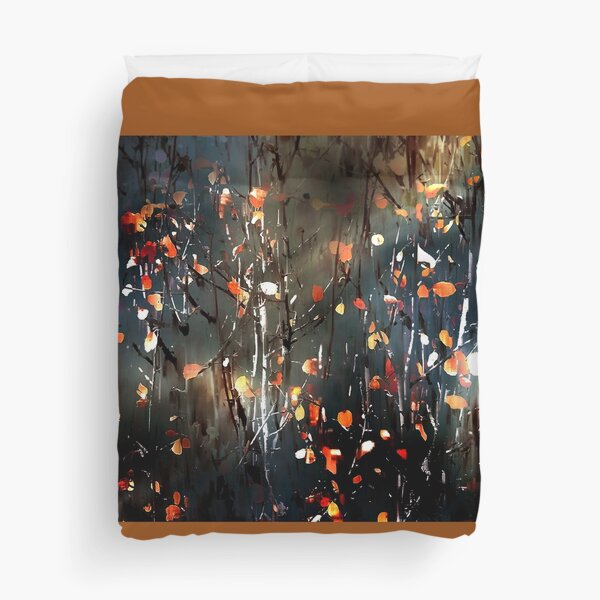 Aspen Leaves Duvet Cover