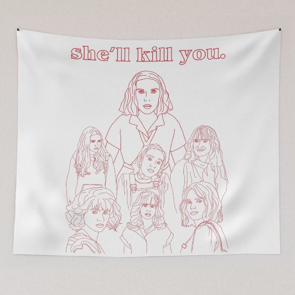 Item preview, Stranger Things Girls "She'll Kill You" designed and sold by egleruta.