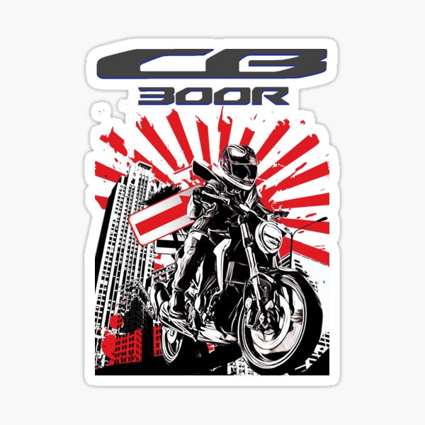 Honda Cb300r Neo Sportcafé Sticker Von Evomotoarte Redbubble 0526