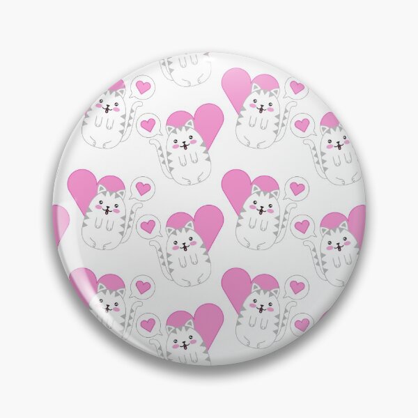 Item preview, Cute Kawaii Heart Cat designed and sold by Walk-It-Off.