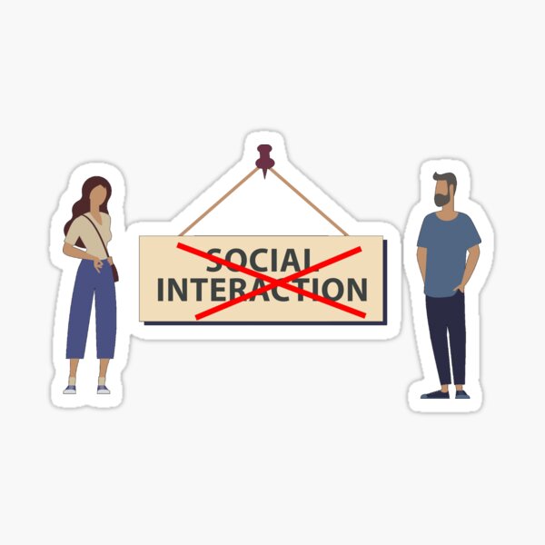 Item preview, Social Interaction Not Supported designed and sold by sketchypages.
