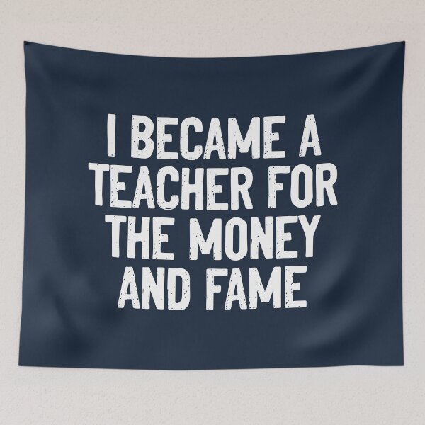 Item preview, I Became A Teacher For Money And Fame School designed and sold by Sour Soul.