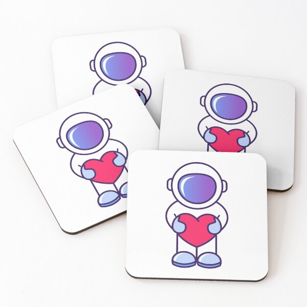 Item preview, Cute astronaut holding a heart.  designed and sold by TashaVector.