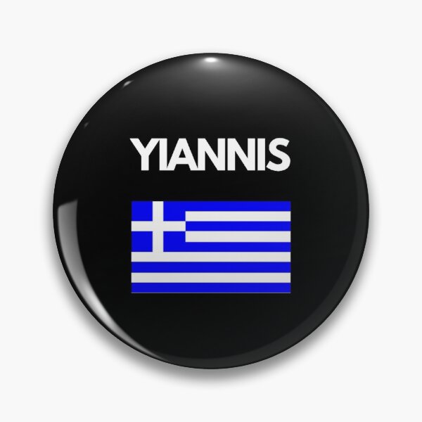 Item preview, Yiannis Greek Name with Greek Flag Design designed and sold by TheGreekGuy.