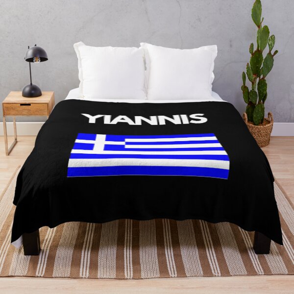 Item preview, Yiannis Greek Name with Greek Flag Design designed and sold by TheGreekGuy.