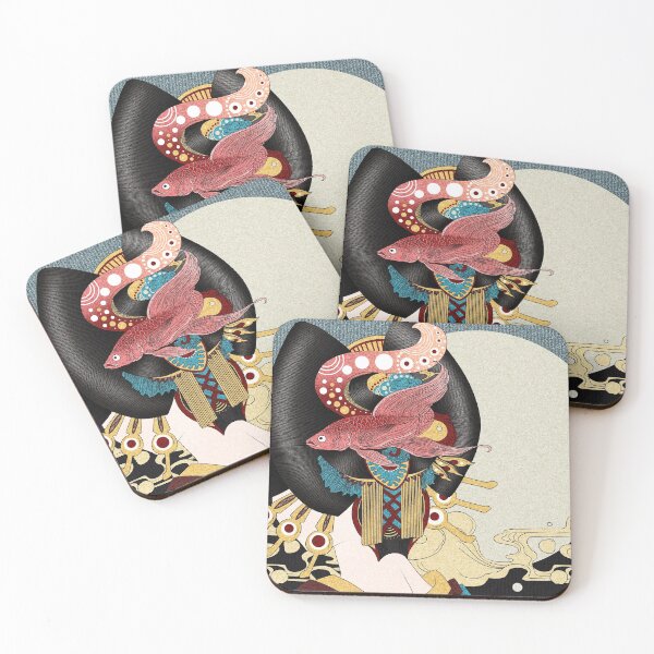 Item preview, Geisha Back View With Nishikigoi  designed and sold by mypalantir.