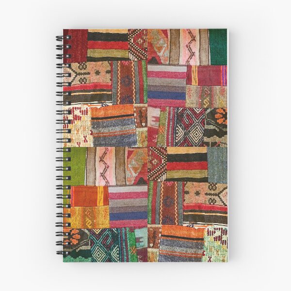 Item preview, Tradional Kilim patchwork multi colored design designed and sold by Stravaigin.