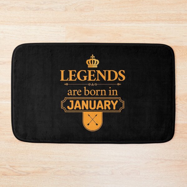 Item preview, Legends Are Born In January | Birthday Gift | designed and sold by Minimalwiz.