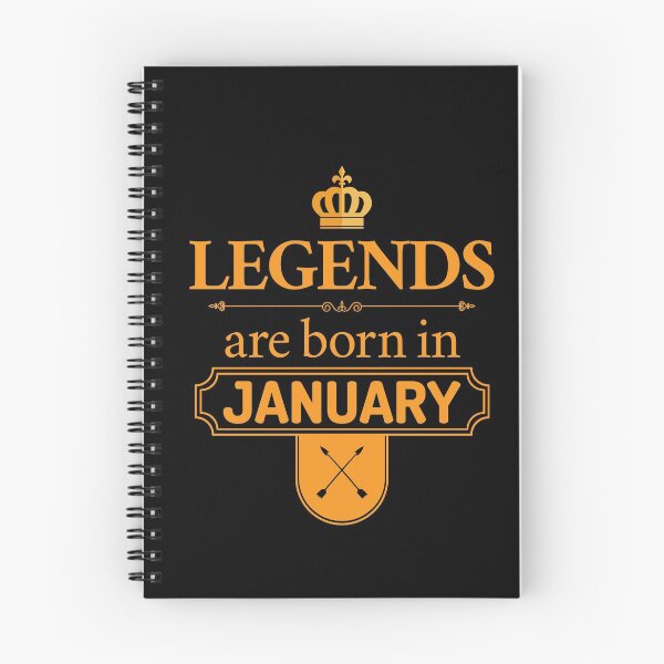 Item preview, Legends Are Born In January | Birthday Gift | designed and sold by Minimalwiz.