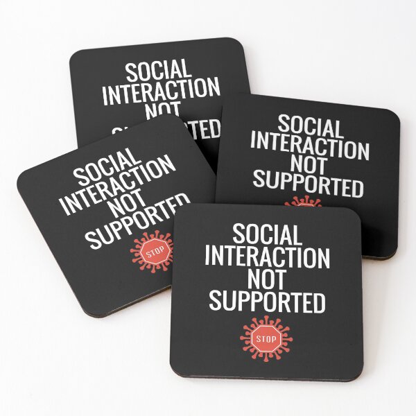 Item preview, Social Interaction Not Supported designed and sold by sketchypages.